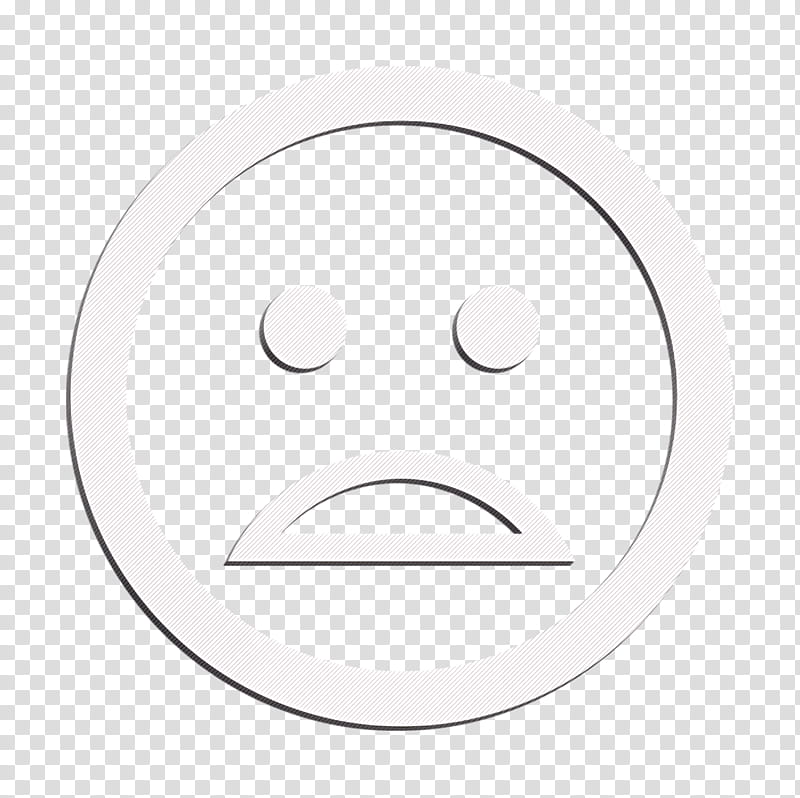 emoticon emotion icon sad icon, Smiley Icon, Face, Black, Facial Expression, Head, Circle, Symbol transparent background PNG clipart