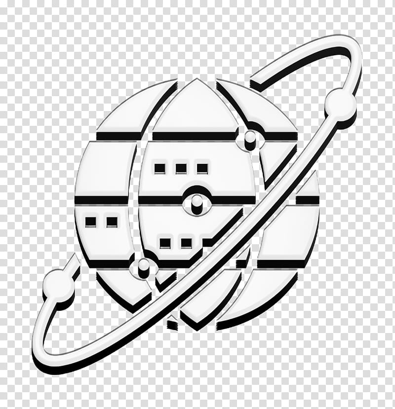 Crowdfunding icon Global icon Earth grid icon, White, Line Art, Coloring Book transparent background PNG clipart
