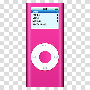 iPod Icons Pack, iPod Nano Pink transparent background PNG clipart