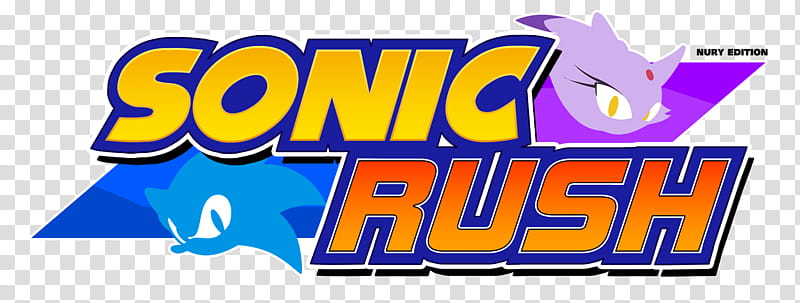 Sonic Rush Logo Remade transparent background PNG clipart