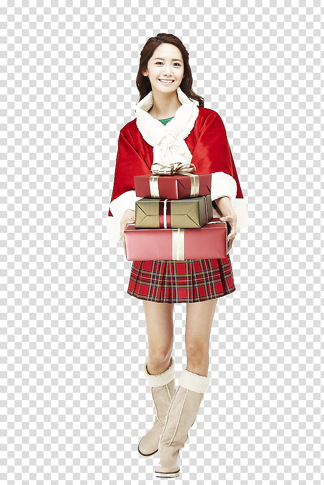 YOONA MERRY X MAS transparent background PNG clipart