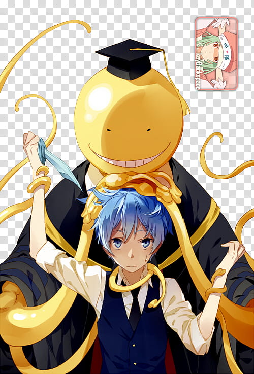 Nagisa Koro-sensei (Ansatsu Kyoushitsu), Render, Assassination Classroom illustration transparent background PNG clipart