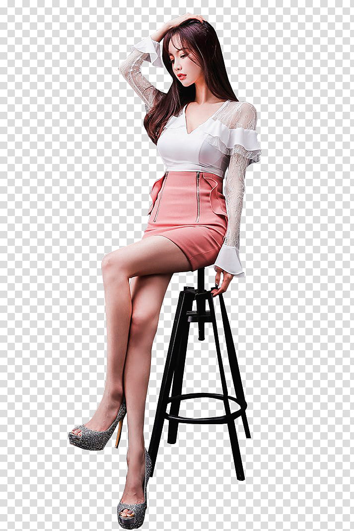 SPECIAL  WATCHERS, woman sitting on tripod transparent background PNG clipart