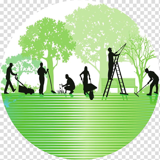 Green Grass, Garden, Gardening, Gardener, Lawn, Landscaping, Pruning, Open Space Reserve transparent background PNG clipart