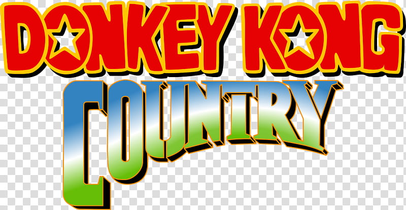 Donkey Kong Country Logo, Donkey Kong Country logo transparent background PNG clipart