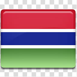 All in One Country Flag Icon, Gambia-Flag- transparent background PNG clipart