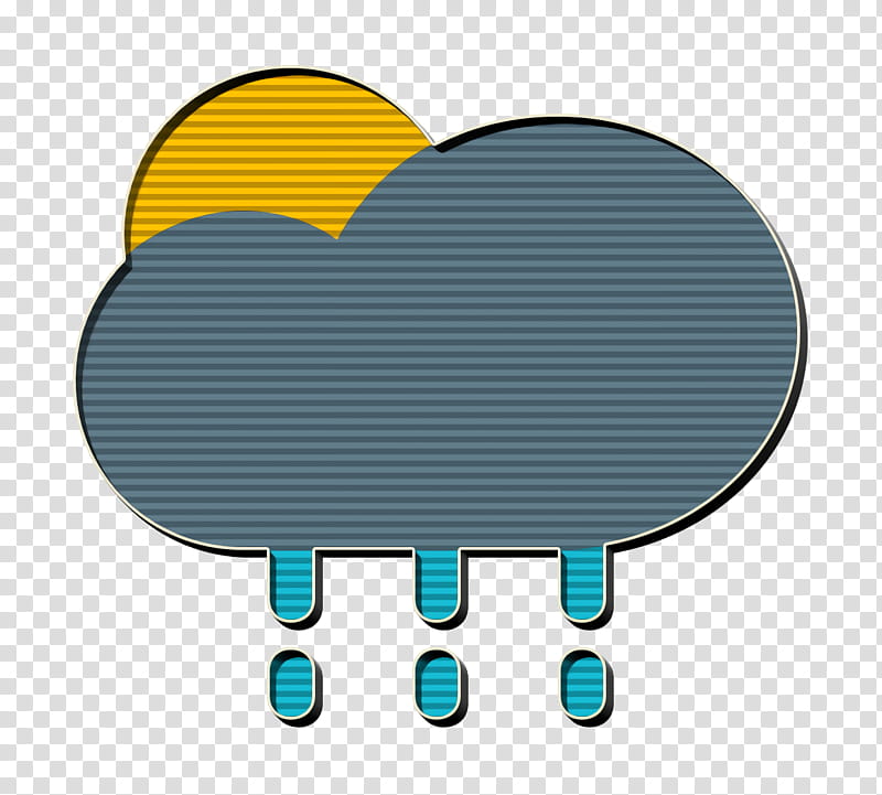 climate icon forecast icon rain icon, Sunny Icon, Weather Icon, Turquoise, Cartoon, Heart, Line, Meteorological Phenomenon transparent background PNG clipart