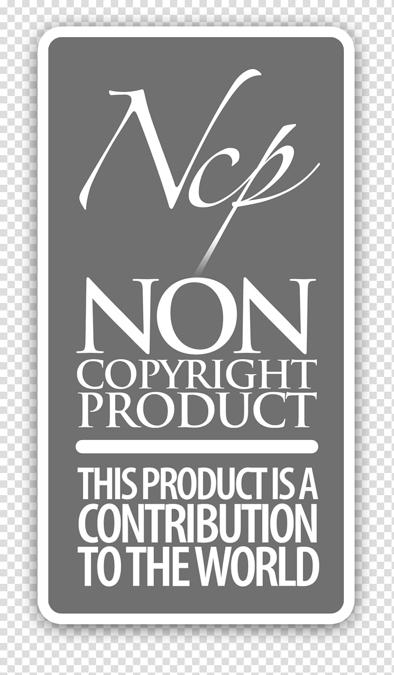 NON COPYRIGHT PRODUCT, gray background with text overlay transparent background PNG clipart