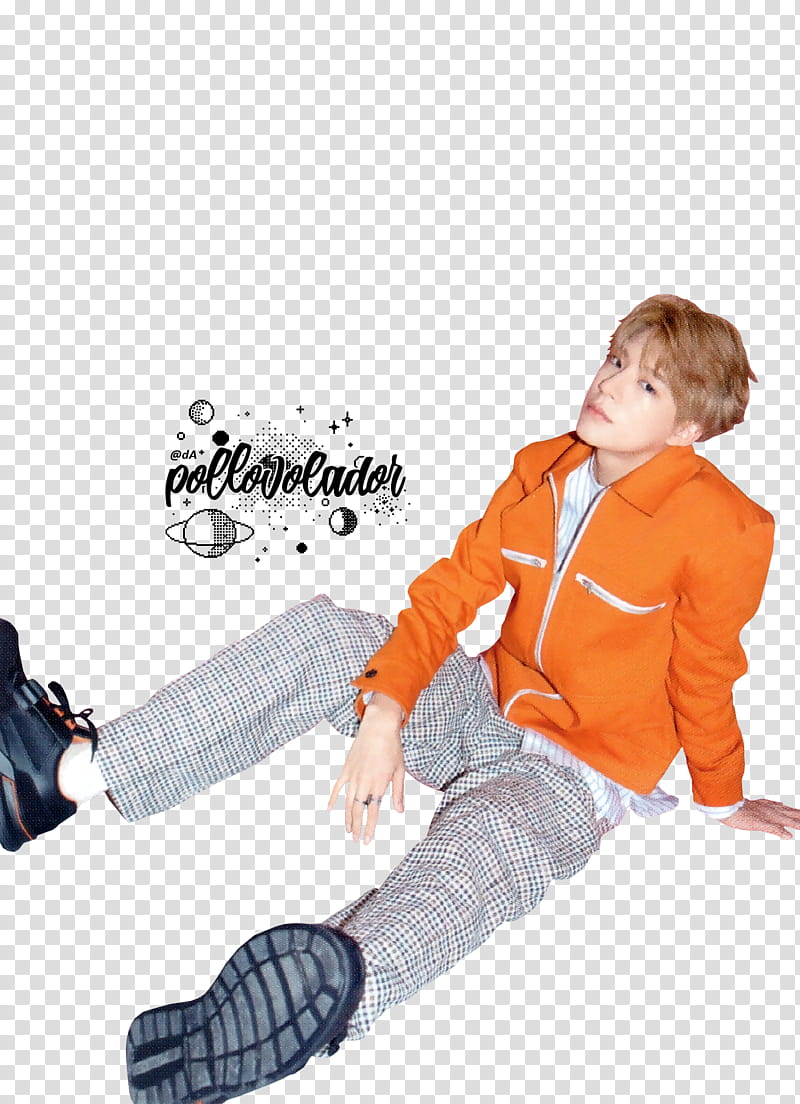 Renjun Jeno Jaemin Arena Homme, man sitting post while looking at the camera transparent background PNG clipart