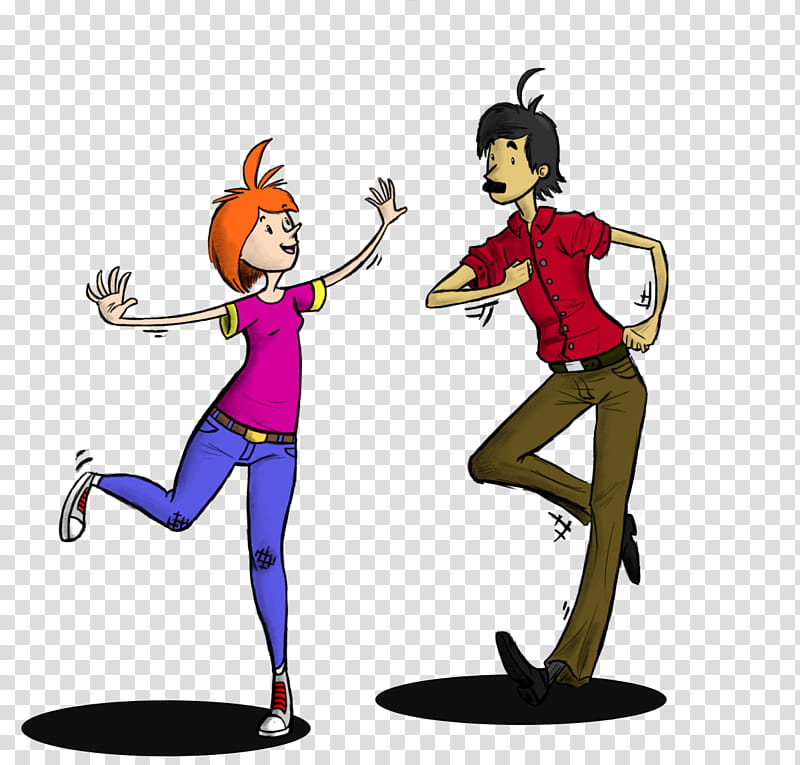 Finals Submission White People Can t Dance, man and woman dancing illustration transparent background PNG clipart