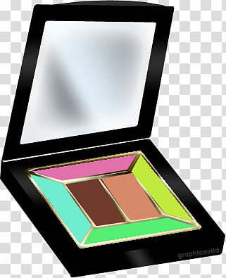 Make Up, black eyeshadow palette transparent background PNG clipart