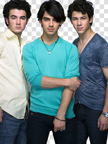 Jonas Brothers boy band transparent background PNG clipart