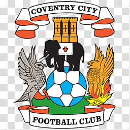 Team Logos, Coventry City football club poster transparent background PNG clipart