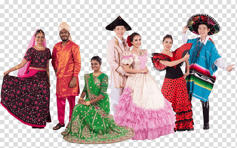 Costume Folk Dance, Folk Costume, Clothing, Wearhouse, Chingay Parade, Dhoti, Indian Costumes, Eurasians In Singapore transparent background PNG clipart