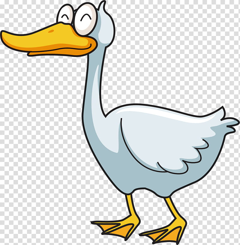 cartoon baby goose
