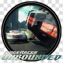 Game ICOs I, Ridge Racer Unbounded transparent background PNG clipart