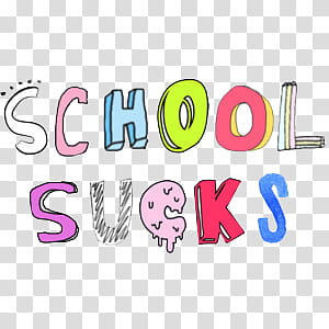 Overlays tipo , school sucks logo transparent background PNG clipart
