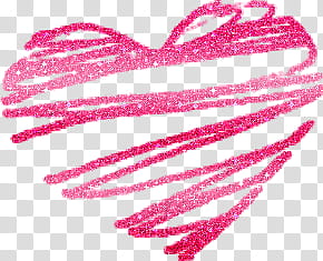 Corazon Glitter, pink heart transparent background PNG clipart