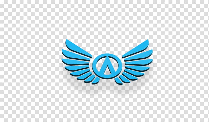 Logo, Angemon, Computer, Turquoise, Wing, Emblem, Symbol transparent background PNG clipart