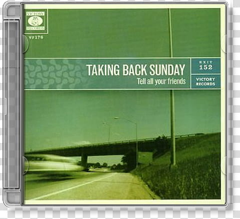 Album Cover Icons, taking back sunday, Taking Back Sunday Tell all your friends music album cover transparent background PNG clipart