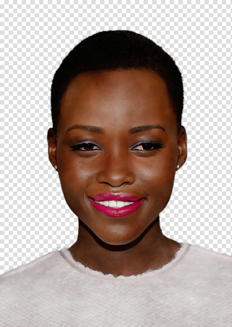 Face, Lupita Nyongo, New York Fashion Week, Actor, Portrait, 12 Years A Slave, Eyebrow, Calvin Klein transparent background PNG clipart