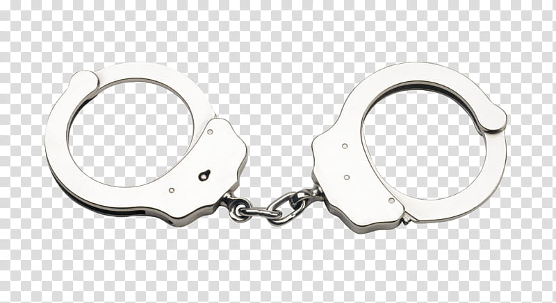 Handcuffs, grey handcuffs transparent background PNG clipart