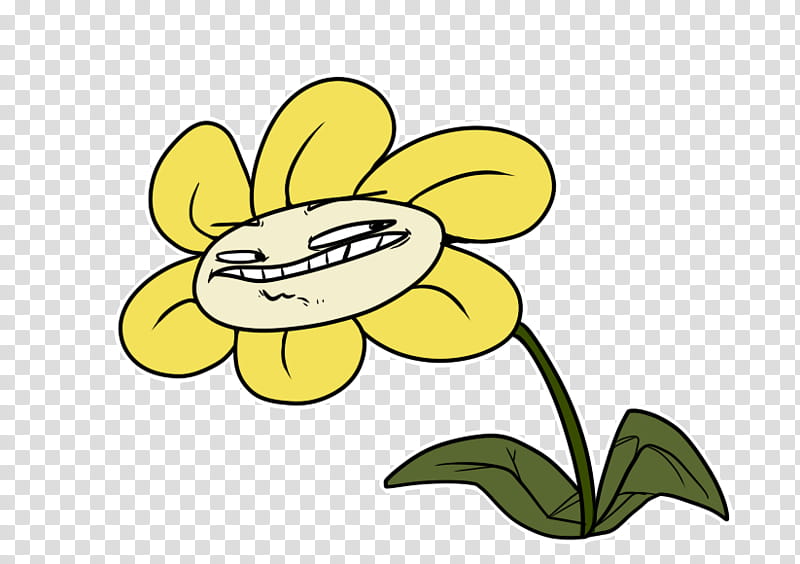 Flower Line Art, Flowey, Undertale, Fan Art, Digital Art, Drawing, Artist, Animation transparent background PNG clipart