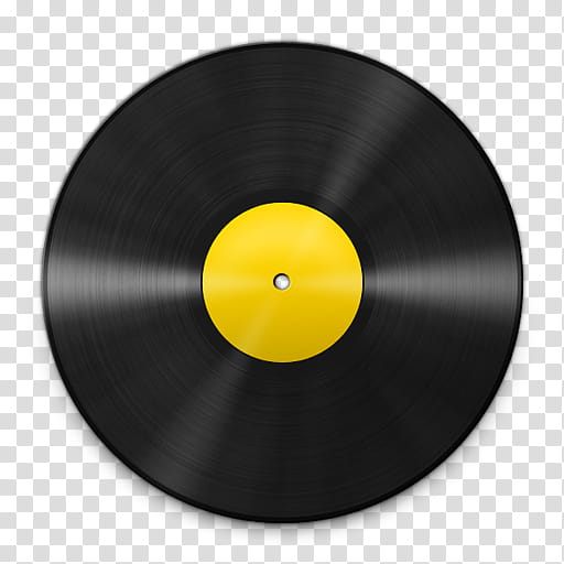 Vinyl Record Icons, Vinyl_Yellow_, vinyl record transparent background PNG clipart