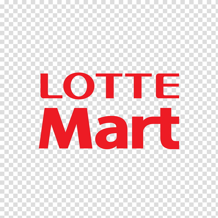 Logo Text, Lotte Mart, Area, Line, Dangjin, Red, Rectangle transparent background PNG clipart