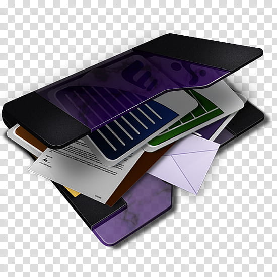 Purple My Documents Icon, (T) PURPLE 'My Documents'  x , black and purple folder transparent background PNG clipart