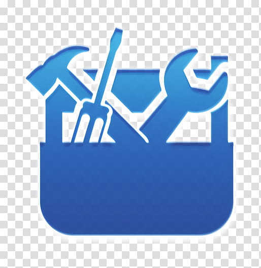 toolbox icon Toolbox icon Science and technology icon, Tools And Utensils Icon, Blue, Electric Blue, Text, Logo transparent background PNG clipart