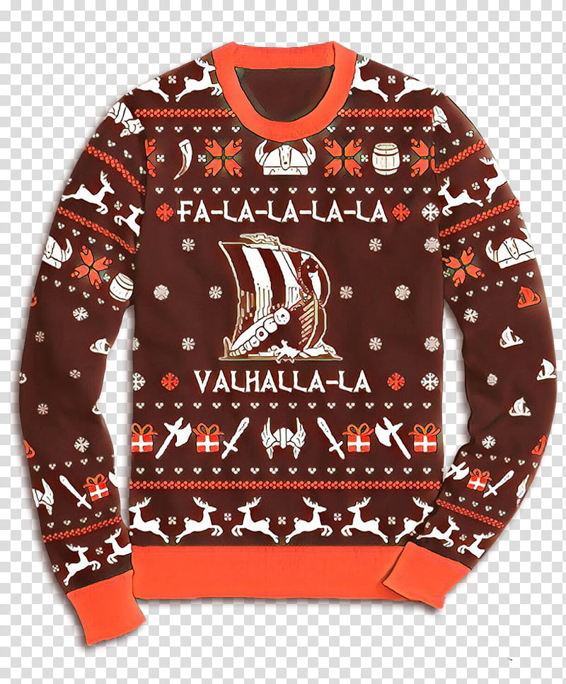 Christmas Jumper, Tshirt, Sweater, Vikings, Sleeve, Valhalla, Hoodie, Christmas Day transparent background PNG clipart
