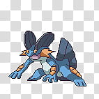 Swampert, Pokemon character illustration transparent background PNG clipart