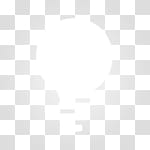 Minimal JellyLock, white lightbulb transparent background PNG clipart