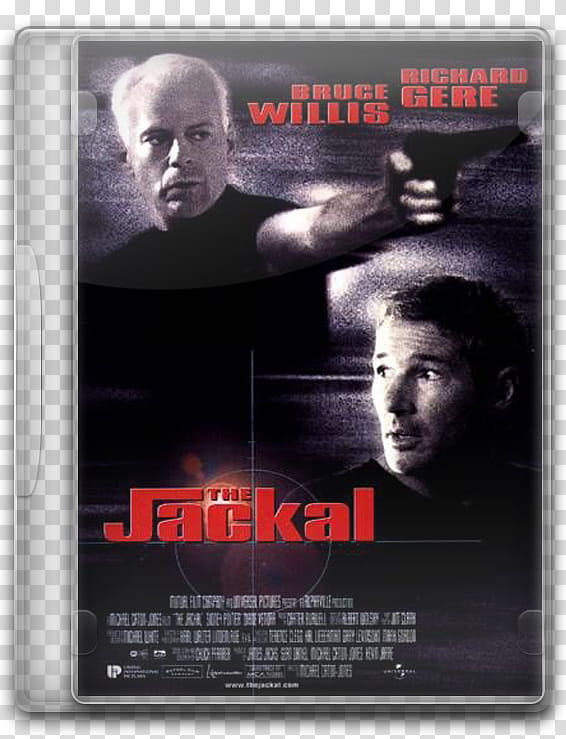 Bruce Willis DVD Movie Icons, jackal transparent background PNG clipart