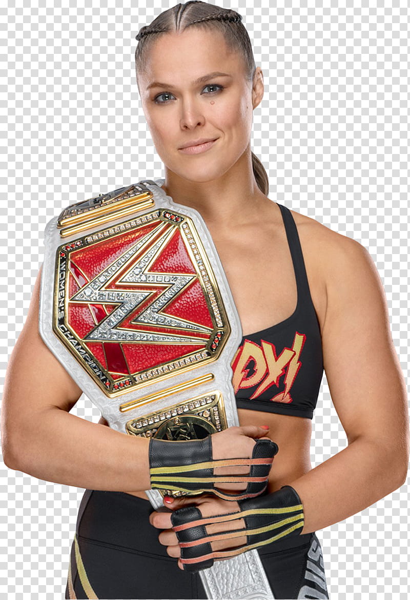 Ronda Rousey Raw Women Champion  transparent background PNG clipart