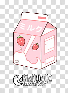 Milk, pink strawberry milk carton transparent background PNG clipart ...