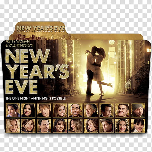 Movie folder icons NO  Happy new year , New years eve transparent background PNG clipart