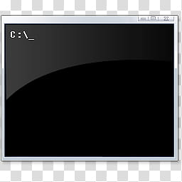 Vista RTM WOW Icon , Command Prompt, C programming illustration transparent background PNG clipart