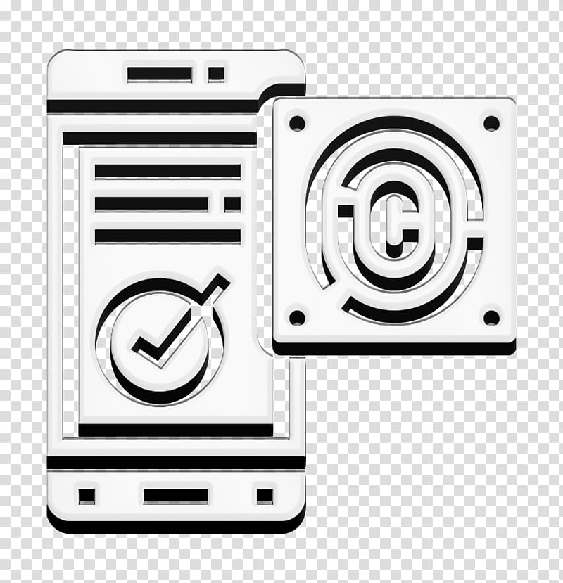 Fingerprint identification icon Digital Banking icon Biometrics icon, Line, Technology, Symbol transparent background PNG clipart