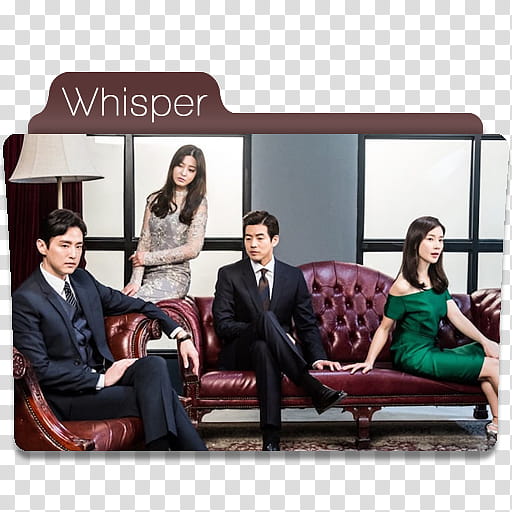 K Drama Whisper Folder Icons and Ico, K-Drama Whisper folder icon  transparent background PNG clipart
