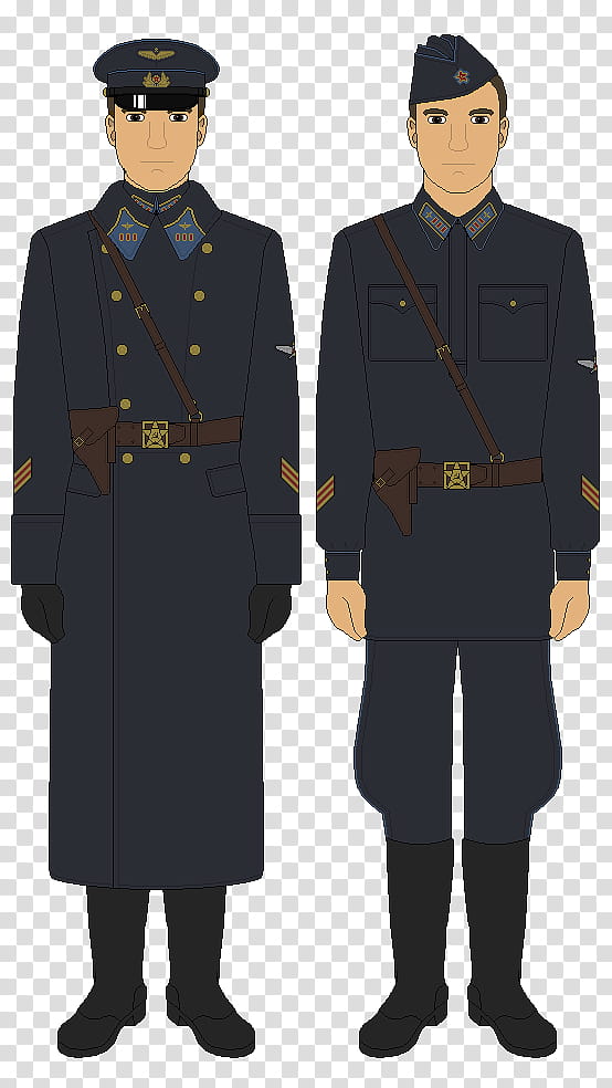 Soviet Air Force, Officer, Circa - transparent background PNG clipart