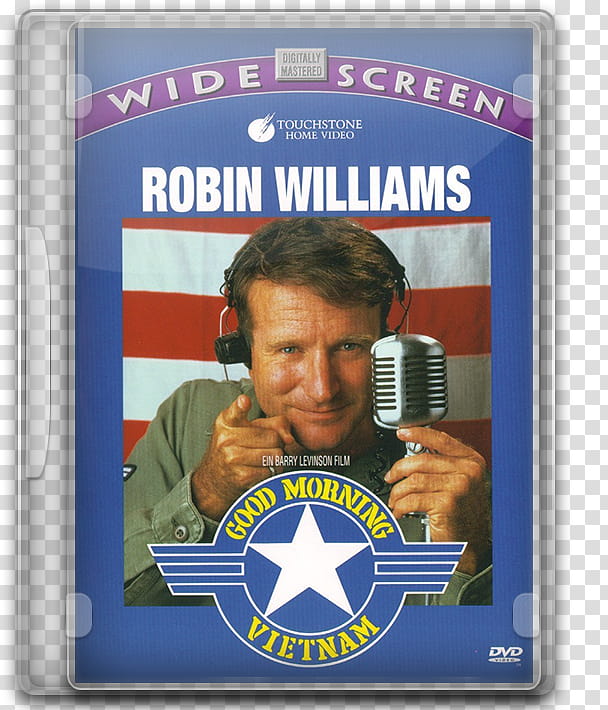 Good Morning Vietnam  DVD Case Icon transparent background PNG clipart