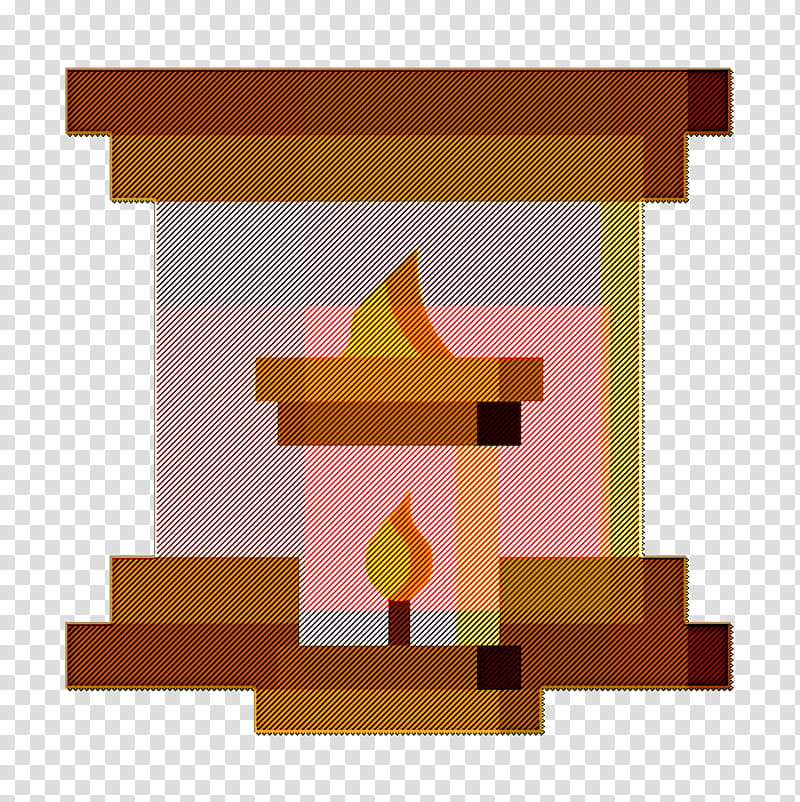 candle icon decoration icon illumination icon, Lantern Icon, Miscellaneous Icon, Cartoon, Yellow, Orange, Furniture, Architecture transparent background PNG clipart