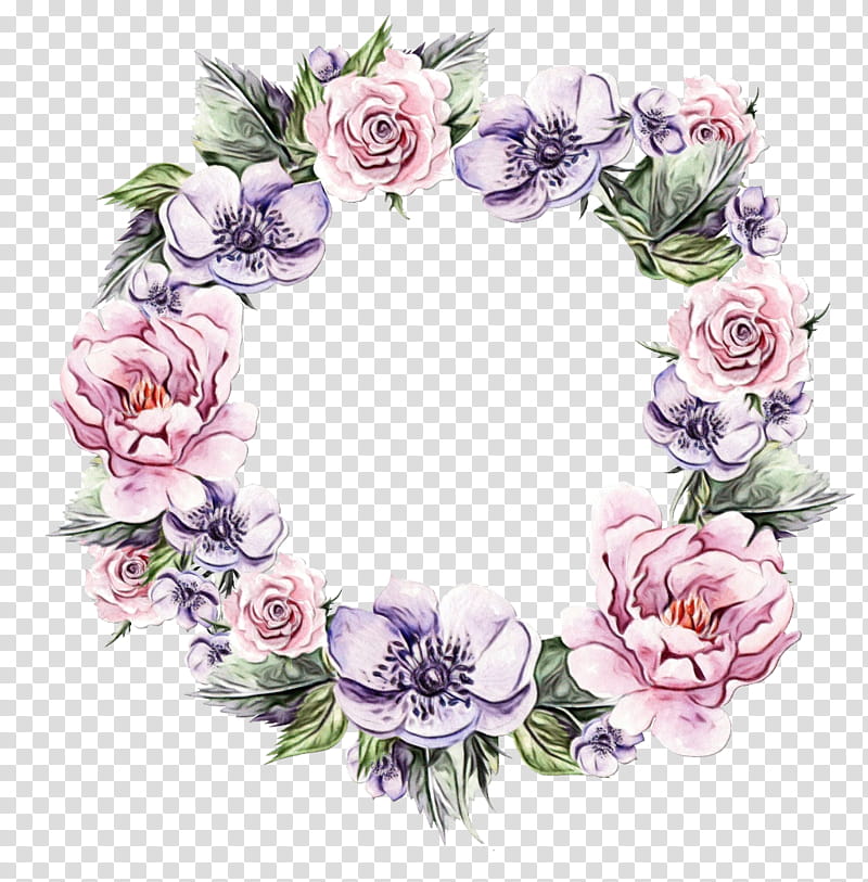 Wedding Watercolor Flowers, Wreath, Garland, Floral Design, Flower Bouquet, Watercolor Painting, Js Floral Garland, Flower Wreath transparent background PNG clipart