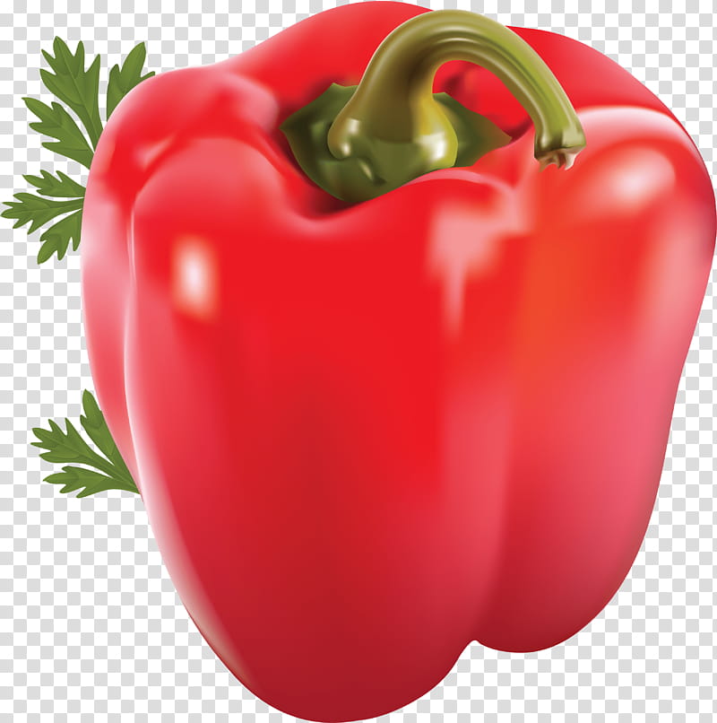 natural foods bell pepper pimiento red bell pepper vegetable, Capsicum, Paprika, Plant transparent background PNG clipart