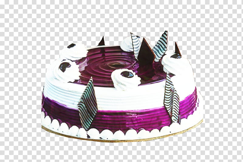 Cartoon Birthday Cake, Cake Decorating, Buttercream, Torte, Birthday
, Purple, Tortem, Violet transparent background PNG clipart