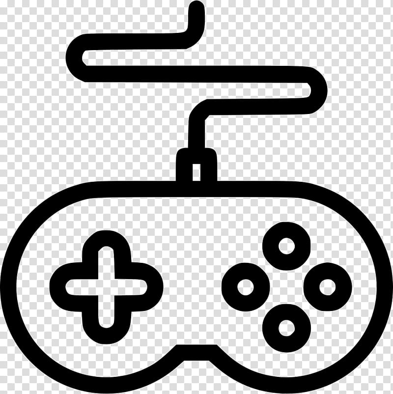 Game Controllers Line, Video Games, Video Game Consoles, Dpad, Gamepad, Symbol transparent background PNG clipart