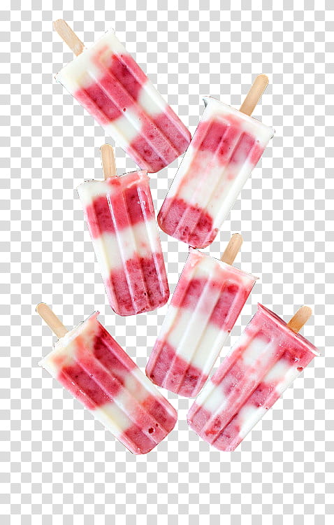 Full, red-and-pink Popsicle transparent background PNG clipart