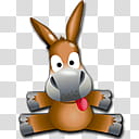 Vista Rainbar V English, brown and gray donkey showing tongue illustration transparent background PNG clipart